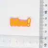 Accesorios de resina con letras inglesas de dibujos animados, pegamento de resina tipo crema, accesorios para funda de teléfono móvil, pinza para el pelo, joyería DIY, venta al por mayor