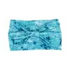 Diadema Tie-Dye Hecha a Mano Europea y Americana Banda para el Cabello de Algodón Elástico Ultraancha Absorbente del Sudor Banda para el Cabello de Ala Ancha Banda para el Cabello de Ejercicio Yoga Turbante