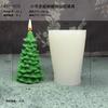 Árbol de Navidad Renshan Vela de Pino Vela de Aromaterapia Molde de Silicona Gota Navideña Yeso Molde de Silicona para Vela de Pino
