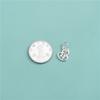 Colgante de calabaza auspiciosa retro de plata esterlina S925, pulsera de cuerda trenzada hecha a mano, accesorios para colgantes.