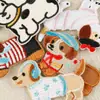 Pegatinas Bordadas Originales de Cachorro de Dibujos Animados Autoadhesivas Hechas para Usar Accesorios para Fundas de Teléfono Móvil DIY Pegatinas de Parche Accesorios para Zapatos y Sombreros Pegatinas de Tela