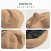 Gorro para Bebé Estilo Otoño e Invierno Lindo con Forma de Oreja Boina de Pana Súper Adorable Versátil Gorro de Artista para Niños