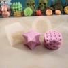Molde de Silicone para Vela de Aromaterapia com Forma Geométrica Tridimensional Multilado DIY para Banqueta de Sofá Bk8226