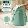 Tina Plegable para Pies de Adulto, Profunda y hasta la Rodilla, Engrosada con Salida de Drenaje, Bolsa Portátil para Remojo de Pies en Casa, Hasta la Rodilla