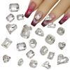 K9 Alternativo Pedrería para Uñas de Alta Calidad Blanca con Dorso Puntiagudo Forma de Corazón Ovalada Rectangular Irregular Accesorios Decoraciones