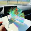 Tarjeta de Saludo 3D Pavo Real Brillante Nueva Fantasía Creativa Año Nuevo Cumpleaños Tarjeta de Bendición Universal Navidad