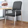 Cadeira de Computador, Cadeira para Home Office, Cadeira Confortável para Reuniões Sedentárias, Assento de Quatro Pés para Dormitório Estudantil, Cadeira de Mahjong, Cadeira com Encosto