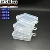 Caja Vacía de PP Transparente Zihexi Kh723, Caja de Plástico Colgable, Chinchetas sin Rastro, Caja de Embalaje para Almacenamiento de Piezas de Equipo de Pesca