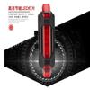 Luz trasera de bicicleta 918USB recargable luz de advertencia de seguridad para montar de noche luz LED brillante para bicicleta de ciclismo al aire libre