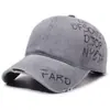 Gorra Retro Lavada Americana con Letras de Grafiti Personalizadas, Gorra de Béisbol Unisex para Primavera y Verano, Versátil y Adelgazante Gorra de Pico de Pato