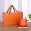 Caneca Criativa de Cerâmica Conjunto de Caneca Térmica de Temperatura Constante Presente de Atacado Publicitário Evento de Inauguração de Funcionário Logotipo Impresso
