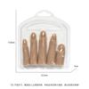 Arte de uñas de simulación transfronteriza, práctica de silicona completa, articulación de la mano, se puede doblar e insertar en la pieza de uña, modelo de dedo falso de silicona