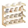 Portavasos de Agua, Taza, Vaso de Vidrio, Vaso de Papel, Estante Organizador para Tazas de Café y Vino, Organizador de Lujo de Alta Gama, A Prueba de Polvo