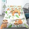 Ropa de Cama con Estampado de Pereza Transfronteriza, Funda de Edredón, Juego, Decoración de Habitación para Niño, Niña, Amazon