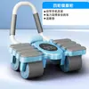 Rueda Abdominal de Cuatro Ruedas Soporte para Codos Temporizador Inteligente Soporte para Teléfono Móvil Rebote Automático Soporte Plano Rodillo Abdominal Dos en Uno