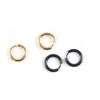 Vento frio simples luz redonda brincos personalidade simples jóias homens e mulheres estrela com anel de orelha de aço titânio atacado