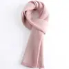 Cachecol de Lã Novo Personalizado Transfronteiriço Tricô Jacquard Listrado Dupla Face Europeu e Americano Versátil Quente Cachecol Feminino para Outono e Inverno