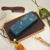 Caja de regalo clásica de papel estilo chino con tapa y base, adecuada para peines, pulseras de semillas de Bodhi y otros artículos; caja de embalaje rectangular, exquisitamente diseñada