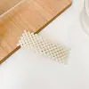 Pasador de Perlas Estilo Coreano Estilo Ins Pasador para el Cabello de Niña Estilo Carson Pinza Lateral para el Flequillo Pinza Superior Pinza de Celebridad de Internet Pinza Estilo Coreano