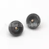 Botões de Resina Iridescente Redondos de 11mm com Combinação de Metal, Botões de Costura à Mão de Haste Alta, Acessórios para Camisa e Roupas, Atacado