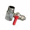 Accesorios para purificadores de agua, válvula de metal de aleación de latón, de 4 puntos a 2 puntos a 3 puntos de entrada, interruptor de válvula de bola dividida de tres vías