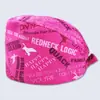 Entrega transfronteriza de gorros quirúrgicos de algodón puro para salones de belleza, gorros universales sin visera, gorros con cola de cúpula, turbantes médicos y pañuelos para la cabeza