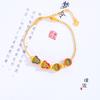 Fosco que não desbota por muito tempo ouro areia do Vietnã acessórios DIY pulseira borboleta pulseira miçangas colar feminino miçangas espaçadoras com miçangas