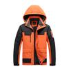 Jaqueta corta-vento masculina forrada com lã de inverno, espessada, plus size, masculina, à prova de vento, à prova d'água, esportiva, montanhismo