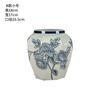 ¡Guau! Personalizado Nuevo Estilo Chino Azul y Blanco Porcelana Florero Adorno Cerámica Florero General Tarro Tarro de Almacenamiento Adorno Florero