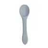 Conjunto de Tigela, Colher e Garfo de Silicone para Bebê, Louça para Alimentação Infantil, Conjunto de Colheres de Silicone Suplementar para Crianças