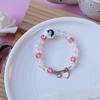 Yiwu Atacado de Pulseira de Pérola Cerâmica de Pequenos Produtos Joia de Mão com Contas de Cristal Pulseira para Casal Estudantes Crianças Joia Feminina
