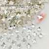 Broca para unha K9 branca de boutique, fundo plano, formato especial, imitação Hua Zi, não solta o fundo, tamanho mini pequeno, decorações de unha atacado