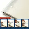 Fichário A4 com 30 furos, pasta para provas, pasta de documentos específica para estudantes, porta-papel plástico colorido, pasta de armazenamento