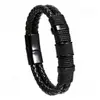 Pulseras tejidas para hombre y mujer europeas y americanas, personalizadas, versátiles, casuales, pulseras de cuero de alta gama, proveedor de comercio electrónico transfronterizo
