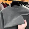 Sudadera de cuello redondo para hombre de comercio exterior transfronterizo, camiseta de manga larga de primavera y otoño, ropa casual versátil para padres de mediana edad y mayores