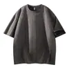 Camisetas Casuais Respiráveis para Homens, Camisetas Masculinas de Manga Curta com Gola Redonda, Marca da Moda Camisetas Casuais Masculinas de Manga Curta com Sensação de Gelo, Soltas, Meia-Mangas