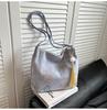 Bolso Retro Patchwork de Moda para Mujer 2025 Nueva Moda Bolso Almohada de Hombro Único Bolso de Mano Casual con Bloques de Color Bolso Cruzado