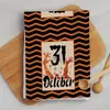 Toalha de Louça Halloween Morcego Abóbora Cozinha Toalha de Louça Conjunto de Quatro Peças Microfibra Casa Limpar Mãos Toalha de Louça