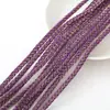 2024 Nuevo Color Dorado Hilo Trenzado de Cuerda de 4 Hilos 5mm DIY Pulsera de Alambre Semi-Terminada Accesorios de Joyería de Cuerda de Cuero