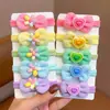 Corda de Cabelo Infantil Faixa de Cabelo Faixa de Cabelo para Meninas Corda de Cabelo Fofa Elástico de Cabelo para Meninas Acessórios de Cabelo Não Bata Anel de Toalha de Cabelo