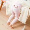 Ropa exterior de malla de algodón para bebé en verano, nuevo estilo coreano, leggings para niños, pantalones de nueve puntos anti-mosquitos con estampado de dibujos animados y trasero grande para bebé
