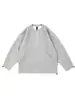 Sudadera con capucha versátil de color liso para hombre, estilo japonés, para otoño e invierno, sudadera casual de punto gofrado retro con media cremallera