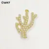Wt-Mp310 Mundo Marino Tortuga Coral Cangrejo Pequeño Circonita Perla Artificial Incrustada Joyería DIY Accesorios Pequeños