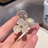 Dulce y Linda Flor Pequeño Pinza de Agarre Pinza para el Lóbulo Frontal Pinza Lateral Pinza para el Cabello de Princesa Elegante Pasador de Cola de Melocotón Accesorios para el Cabello