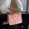 Bolsa de feltro para celebridades da Internet, bolsa de feltro para outono e inverno de 2022, versão em rede, bolsa de trabalho de grande capacidade, bolsa de compras para transporte