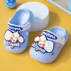 Tamancos de Verão Novo Estilo para Meninos, Sandálias Fechadas Antiderrapantes Infantis, Sapatos Respiráveis Macios com Solado Macio para Bebê, Uso Duplo em Casa e ao Ar Livre
