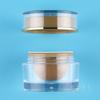 Crema facial acrílica de alta calidad, de 5 ml y 10 ml, embotellada, vacía, recta y redonda, para cosméticos.