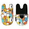 Fábrica venta al por mayor funda para palo de golf funda para palo de madera impresión de dibujos animados funda para palo de gato funda protectora golf dibujos animados
