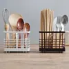 Cesta de Armazenamento de Hashi de Cozinha Vazada, Porta-Talheres, Montada na Parede, Doméstica, Hashis Podem Ser Pendurados, Restaurante Grande, Espessa, Simples