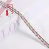 Fita jacquard com padrão de casco de tartaruga de 1CM para têxteis domésticos, decorações de janela, decoração de roupas, acessórios de renda DIY feitos à mão G3668